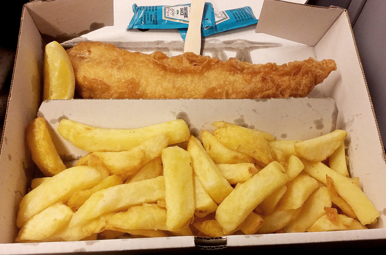gluten free fish and chips from Olley's Fish Experience in Brixton/Herne Hill, London