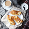 Gluten free cheese and bacon pastries made with Jus-Rol gluten free puff pastry | Featuring a mini H&M Home deer plate