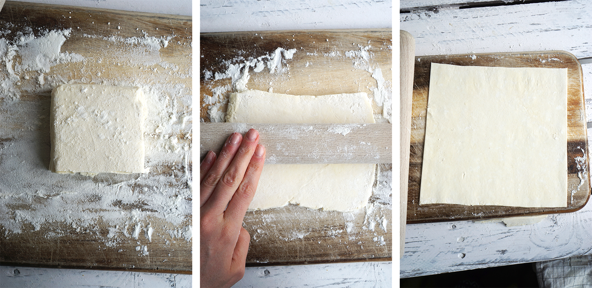 How to roll frozen Genius gluten free puff pastry